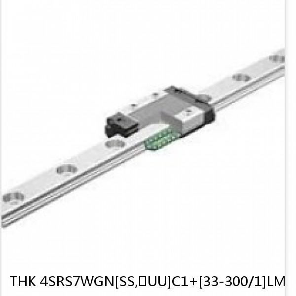 4SRS7WGN[SS,​UU]C1+[33-300/1]LM THK Miniature Linear Guide Full Ball SRS-G Accuracy and Preload Selectable