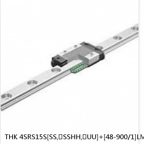 4SRS15S[SS,​SSHH,​UU]+[48-900/1]LM THK Miniature Linear Guide Caged Ball SRS Series