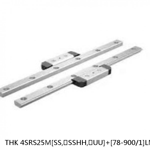 4SRS25M[SS,​SSHH,​UU]+[78-900/1]LM THK Miniature Linear Guide Caged Ball SRS Series