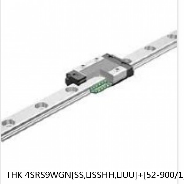 4SRS9WGN[SS,​SSHH,​UU]+[52-900/1]L[H,​P]M THK Miniature Linear Guide Full Ball SRS-G Accuracy and Preload Selectable