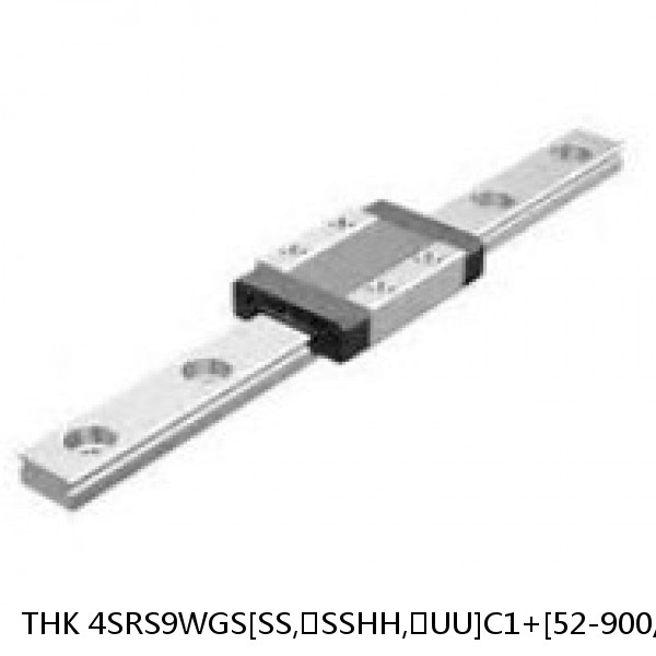 4SRS9WGS[SS,​SSHH,​UU]C1+[52-900/1]LM THK Miniature Linear Guide Full Ball SRS-G Accuracy and Preload Selectable