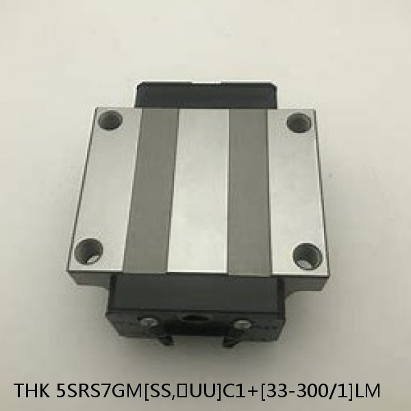 5SRS7GM[SS,​UU]C1+[33-300/1]LM THK Miniature Linear Guide Full Ball SRS-G Accuracy and Preload Selectable