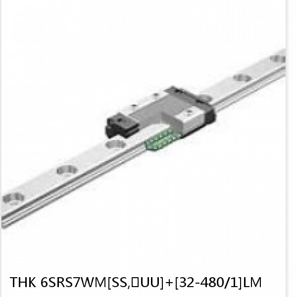 6SRS7WM[SS,​UU]+[32-480/1]LM THK Miniature Linear Guide Caged Ball SRS Series