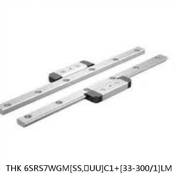 6SRS7WGM[SS,​UU]C1+[33-300/1]LM THK Miniature Linear Guide Full Ball SRS-G Accuracy and Preload Selectable