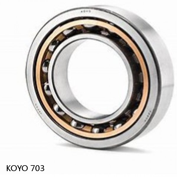 703 KOYO Single-row, matched pair angular contact ball bearings