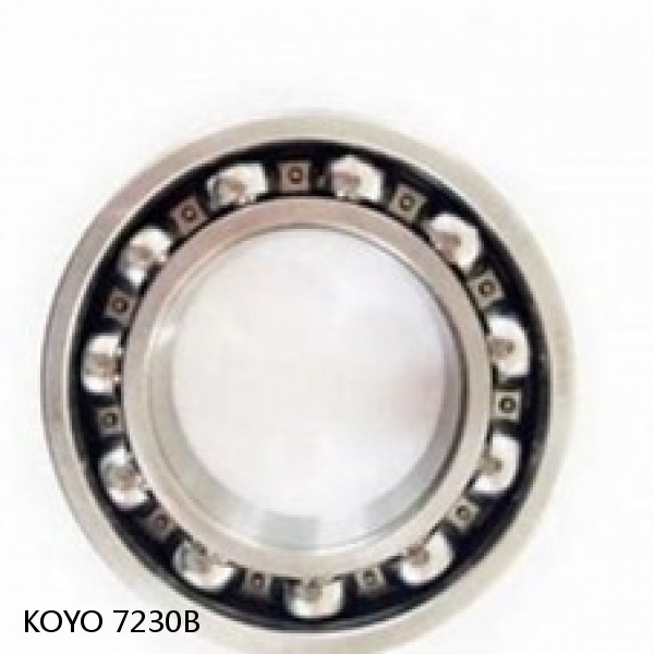 7230B KOYO Single-row, matched pair angular contact ball bearings
